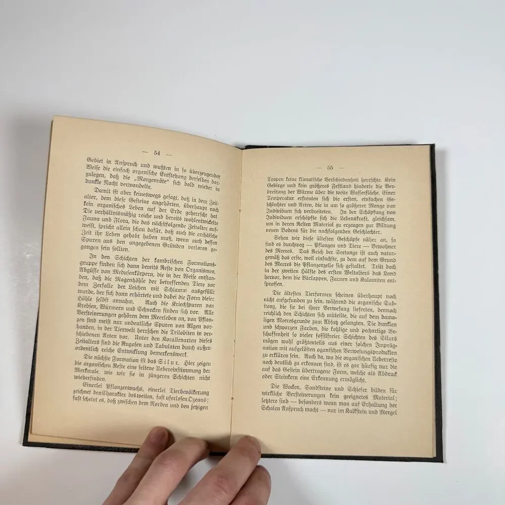 Creation History by Dr R Konrad Antique Book German Language